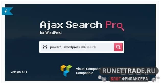Плагин Ajax Search Pro WordPress plugin